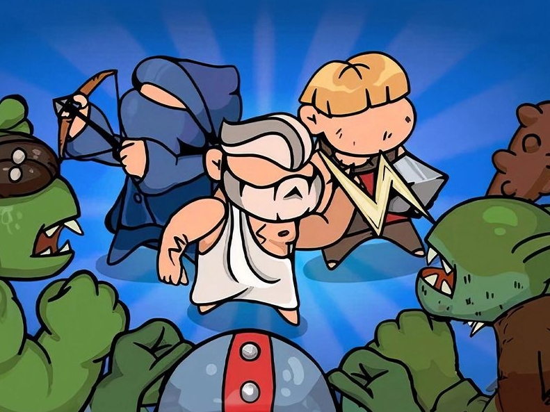 Epic battle scene